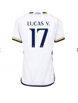 Ženski Nogometna dresi replika Real Madrid Lucas Vazquez #17 Domači 2023-24 Kratek rokav